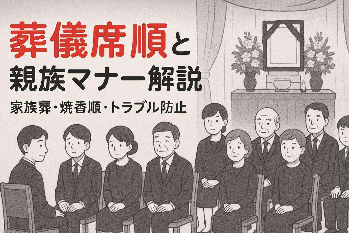 葬儀の席順についてマナーと親族の正しい並び方を徹底解説｜家族葬や焼香の順番・トラブル防止ポイント