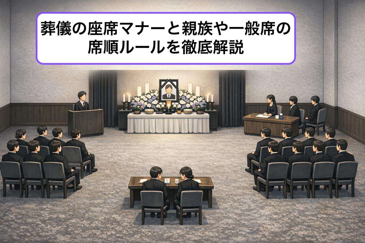 葬儀の座席マナーと親族や一般席の席順ルールを徹底解説