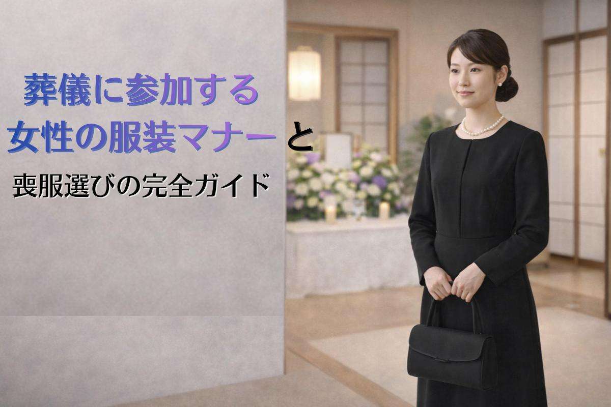 葬儀に参加する女性の服装マナーと喪服選びの完全ガイド