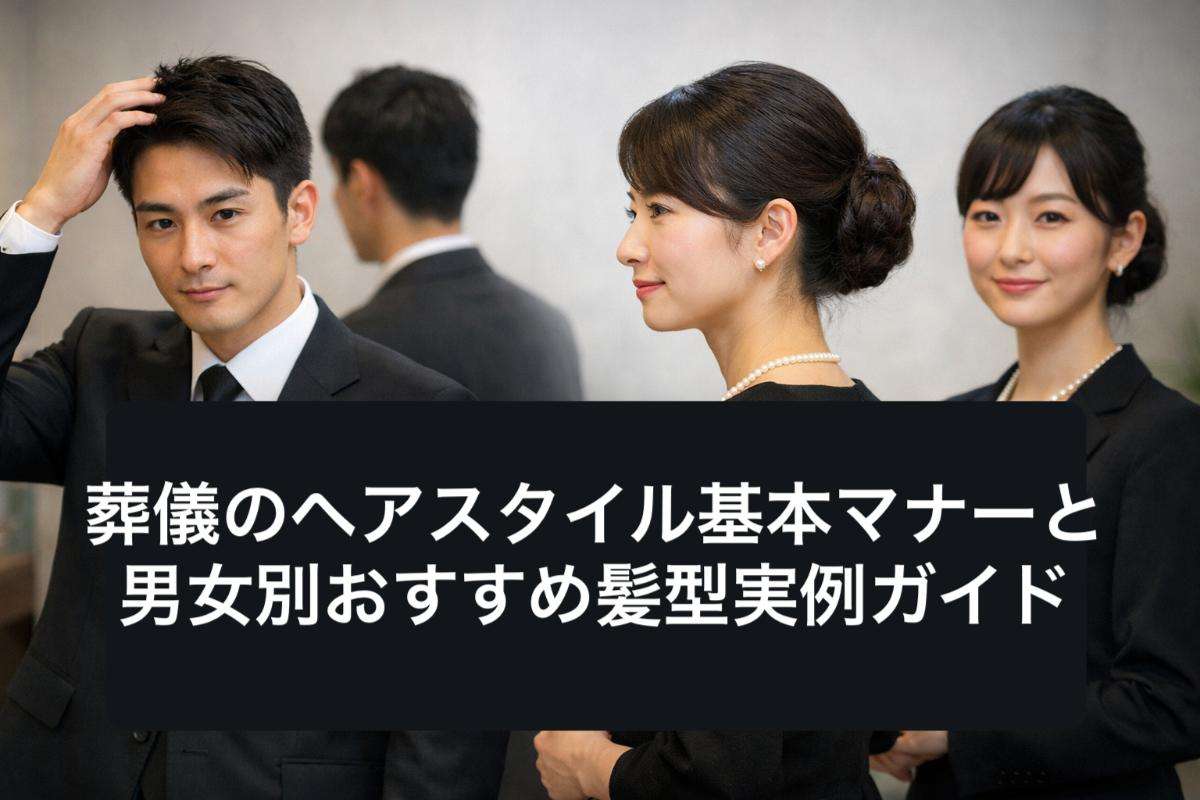 葬儀のヘアスタイル基本マナーと男女別おすすめ髪型実例ガイド