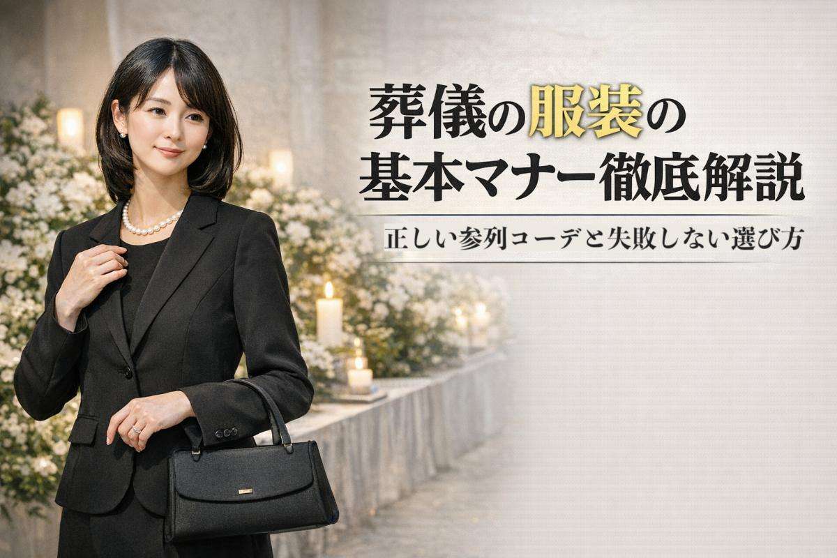葬儀の服装の基本マナー徹底解説｜正しい参列コーデと失敗しない選び方