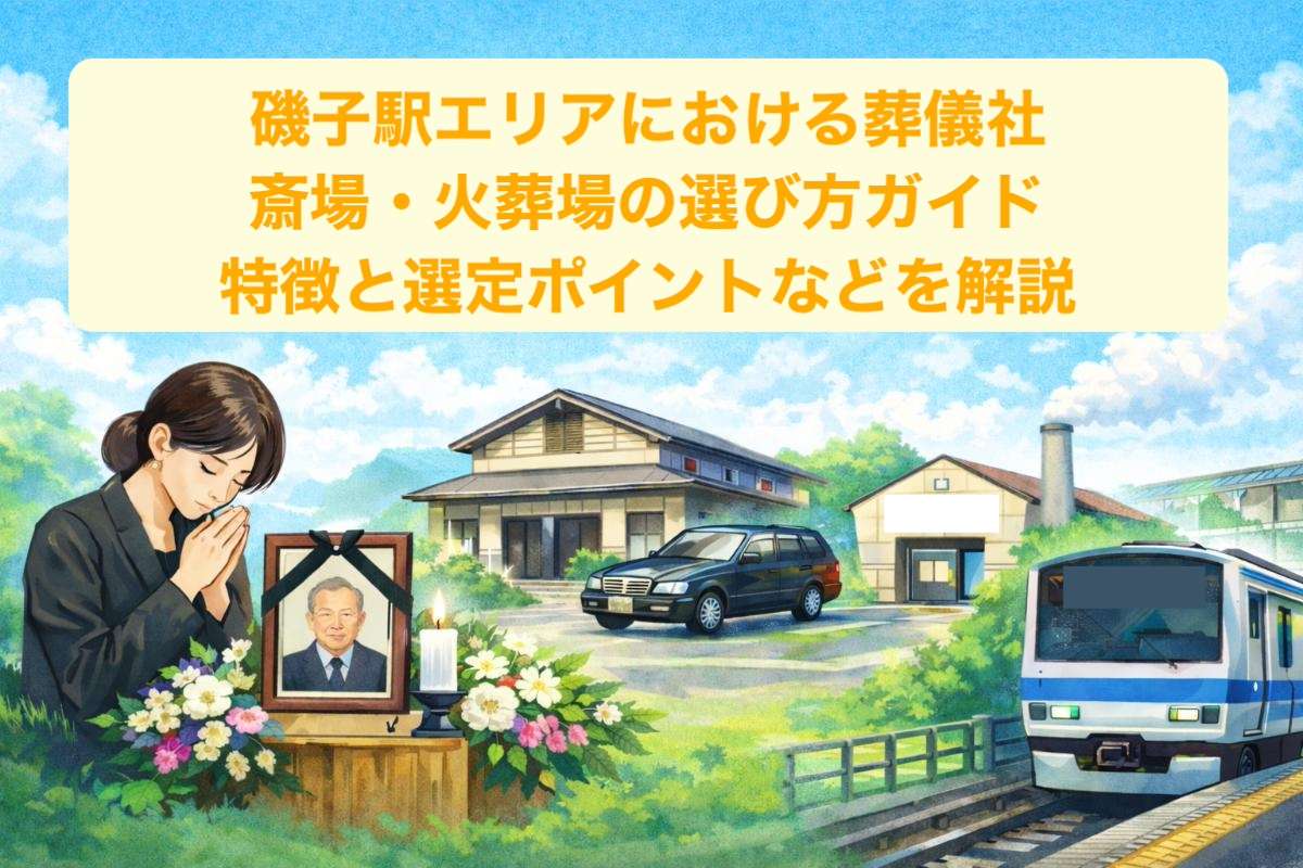 磯子駅エリアにおける葬儀社・斎場・火葬場の選び方ガイド｜特徴と選定ポイントなどを解説